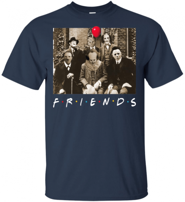 Horror Characters Friends Unisex 2019 T-Shirt