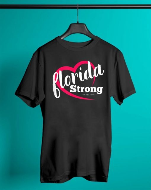 Dorian Hurricane Florida Strong Heart Unisex T-Shirt