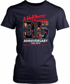 35 Years Anniversary A Nightmare On Elm Street Jason Voorhees Halloween Unisex 2019 T-Shirt