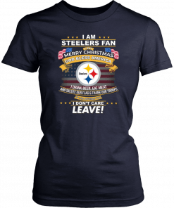 I Am Steelers Fan I Say Merry Christmas God Bless America Unisex 2019 T-Shirt