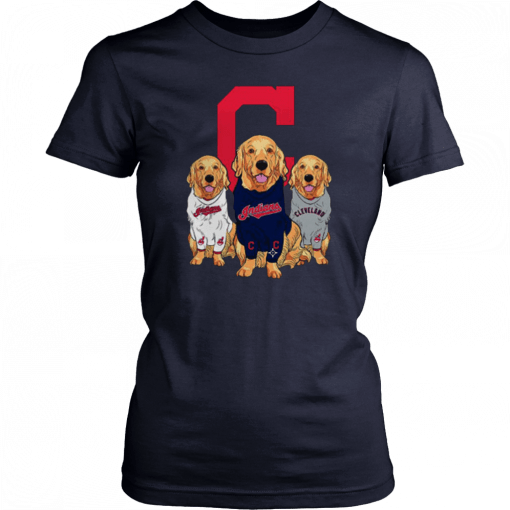 Golden Retriever Cleveland Indians Unisex 2019 T-Shirt