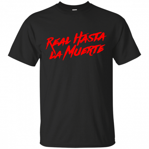 Anuel aa merch real hasta la muerte brrrrrrr tee black red Unisex T-Shirt