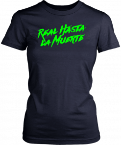 Anuel aa merch black neon green real hasta la muerte tee Shirts