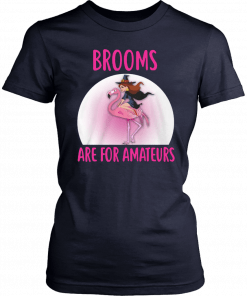 Halloween brooms are for amateurs flamingo Unisex T-Shirt