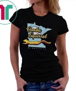 Bomba Squirrel Minnesota Baseball T-Shirts