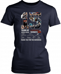 Thank You For The Memories Criminal Minds 15 Years Tee Shirt