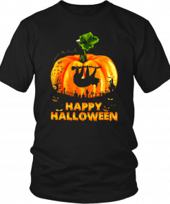 Sloth Pumpkin Happy Halloween 2019 T-Shirt