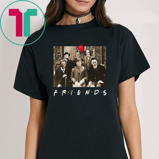 Horror Characters Friends Mens Womens Tee Shirt