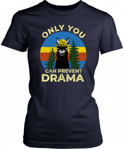 Llama Camping Only You Can Prevent Drama Unisex 2019 T-Shirt