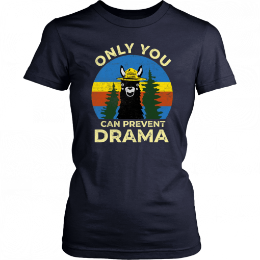 Llama Camping Only You Can Prevent Drama Unisex 2019 T-Shirt