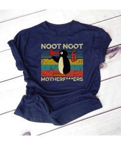 Pingu Noot Noot Motherfucker Vintage Unisex Tee Shirt