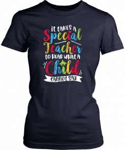 Autism it takes a special teacher to hear a child Unisex T-Shirt