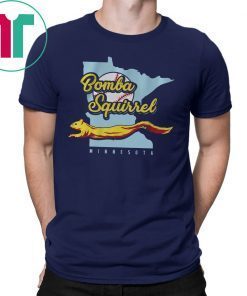 Bomba Squirrel Minnesota Baseball T-Shirts