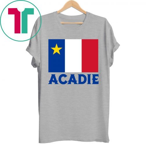 7 Year Old Mathieu’s Acadian Flag Acadie Tee Shirt