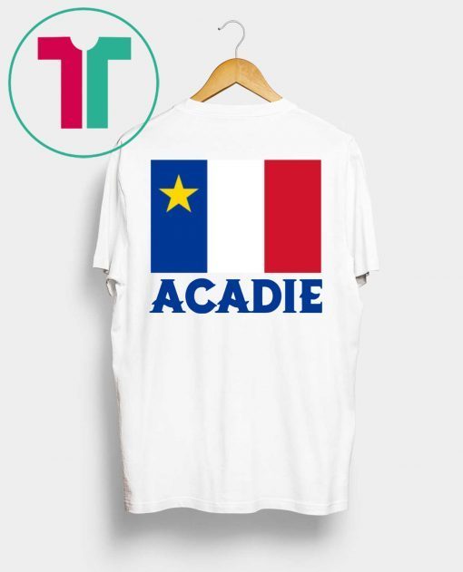 7 Year Old Mathieu’s Acadian Flag Acadie Tee Shirt