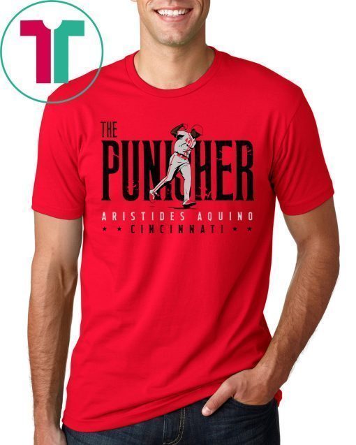 Aristides Aquino Tee Shirt The Punisher Cincinnati, MLBPA