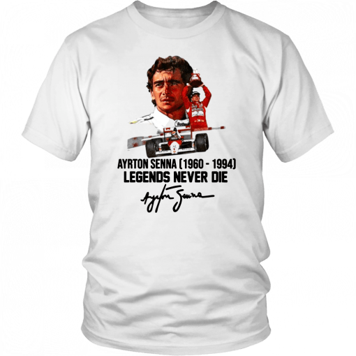 Ayrton Senna Legends Never die T-Shirt