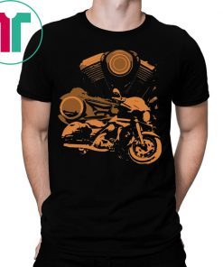 Bagger Motorcycle V Twin T-Shirt