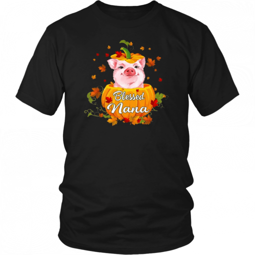 Blessed Nana Pig Pumpkin Halloween 2019 T-Shirt