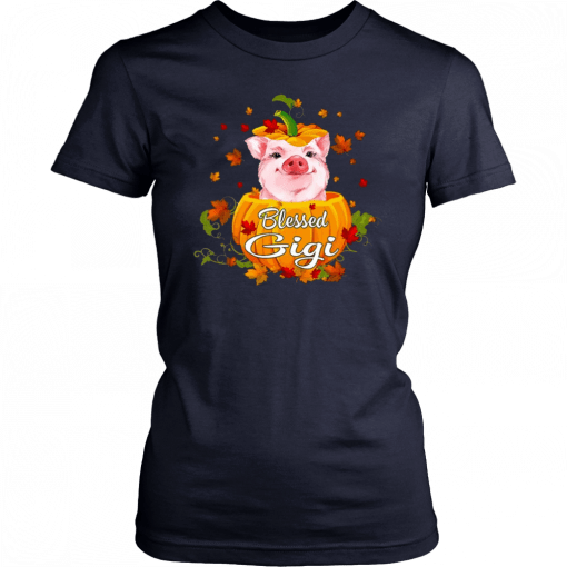 Blessed Gigi Pig Pumpkin Halloween 2019 T-Shirt