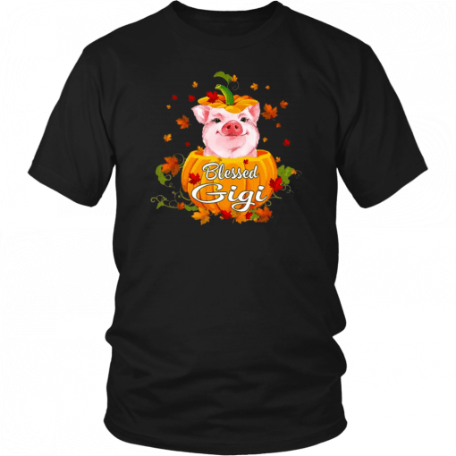 Blessed Gigi Pig Pumpkin Halloween 2019 T-Shirt