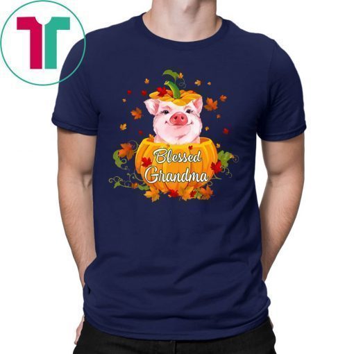 Halloween Blessed Grandma Pig Pumpkin Shirt for Mens Womens Kids