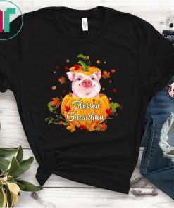 Halloween Blessed Grandma Pig Pumpkin Shirt for Mens Womens Kids