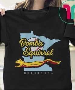 Bomba Squirrel Shirt Minnesota T-Shirt for Mens Womens Kids