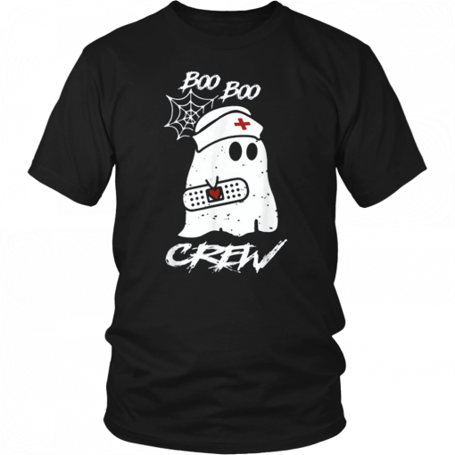 Boo Boo Crew Nurse Ghost Funny Halloween Costume Classic Tee Shirt