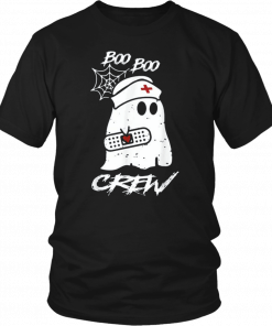 Boo Boo Crew Nurse Ghost Funny Halloween Costume Gift Tee Shirt