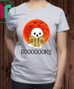 Booooks! Ghost Reading Books Halloween Tee Shirt