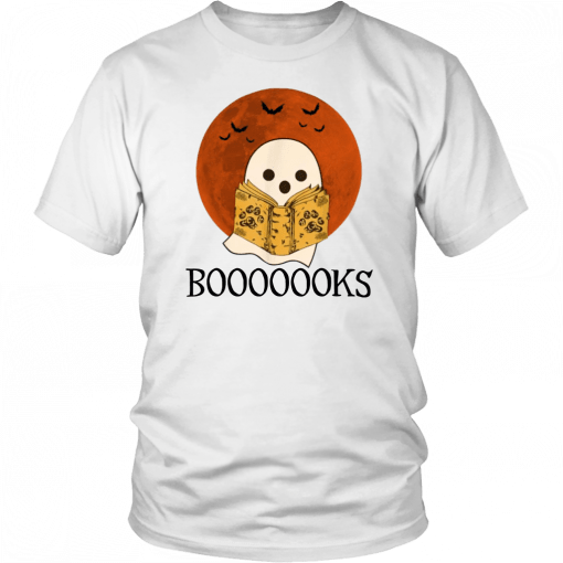 Booooooks Boo read Books Halloween 2019 Tee Shirt