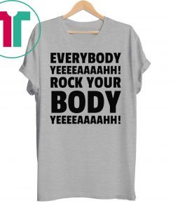 Boy Band Shirt Rock Your Body 90s Music Lover Gift Shirt