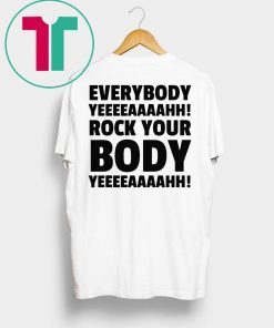 Boy Band Shirt Rock Your Body 90s Music Lover Gift Shirt