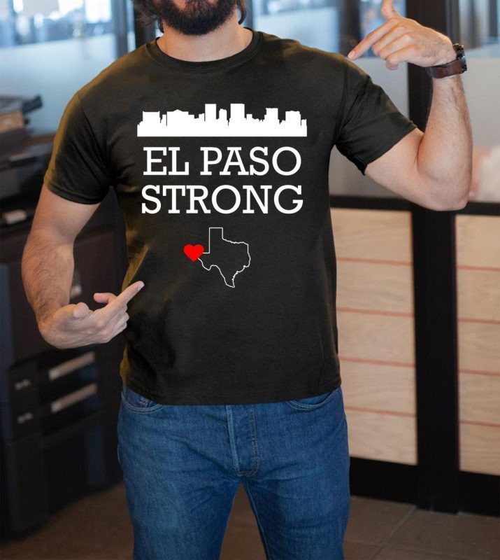 Buy El Paso STRONG Texas Map T-Shirt