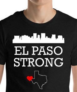 Buy El Paso STRONG Texas Map T-Shirt