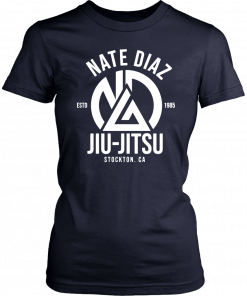 Buy Nate Diaz Jiu Jitsu Stockton Asphalt Shirt