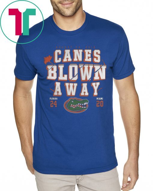 Canes Blown Away Florida Gators vs Miami Hurricanes T-Shirt