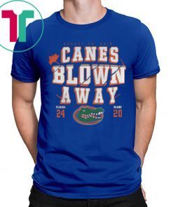 Canes Blown Away Florida Gators vs Miami Hurricanes T-Shirt