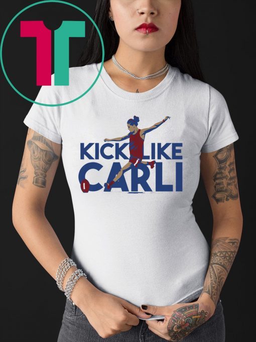 Carli Lloyd T-Shirt - Kick Like Carli, USWNTPA, Football Tee