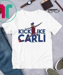 Carli Lloyd T-Shirt - Kick Like Carli, USWNTPA, Football Tee