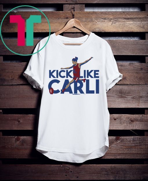 Carli Lloyd T-Shirt - Kick Like Carli, USWNTPA, Football Tee