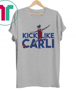 Carli Lloyd T-Shirt - Kick Like Carli, USWNTPA, Football Tee