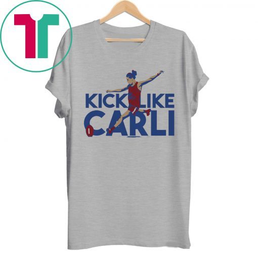 Carli Lloyd T-Shirt - Kick Like Carli, USWNTPA, Football Tee