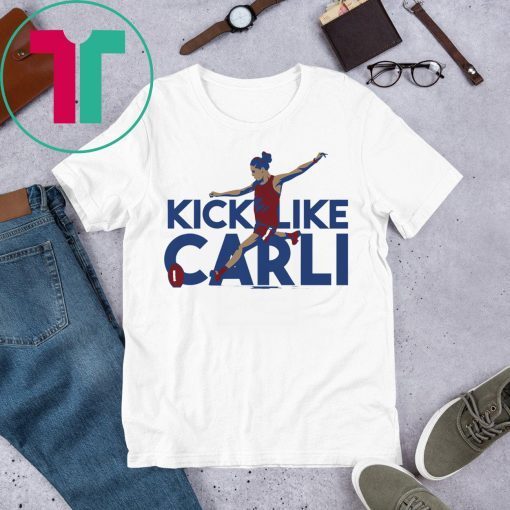 Carli Lloyd T-Shirt - Kick Like Carli, USWNTPA, Football Tee