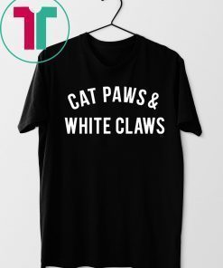 Cat Paws and White Claws T-Shirt for Mens Womens Kids