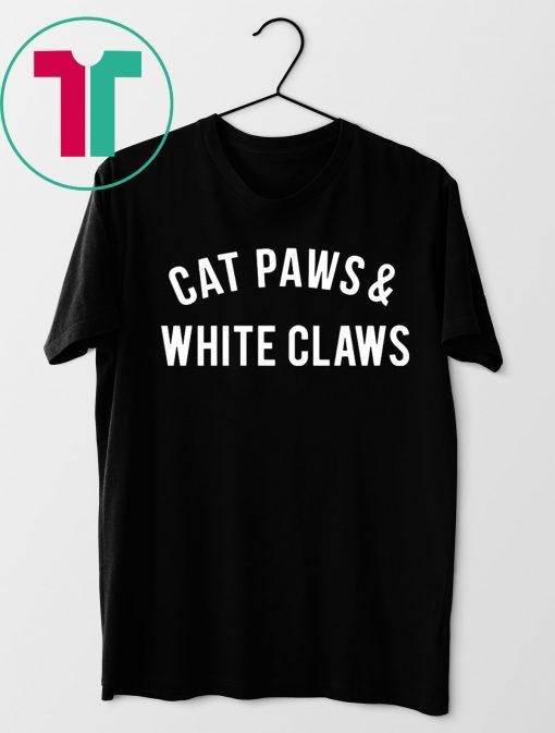 Cat Paws and White Claws T-Shirt for Mens Womens Kids