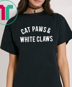 Cat Paws and White Claws T-Shirt for Mens Womens Kids