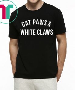 Cat Paws and White Claws T-Shirt for Mens Womens Kids