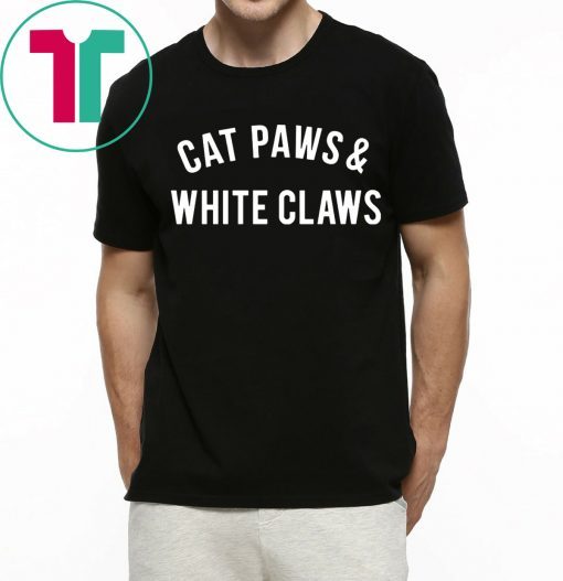 Cat Paws and White Claws T-Shirt for Mens Womens Kids